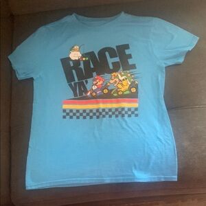 Nintendo Blue Mario Kart Kids Tee